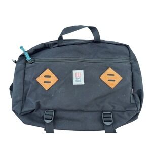 Topo Designs Mountain Briefcase Black 3-Way Carry Laptop Backpack Made in USA